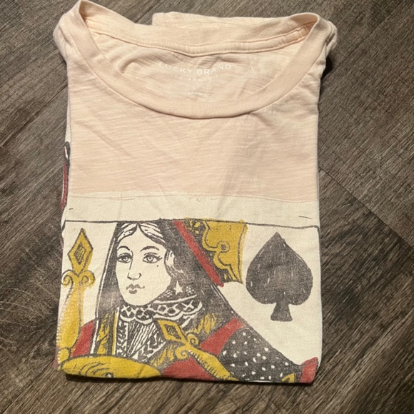 Lucky Brand top size L queen of spades - Picture 3 of 7